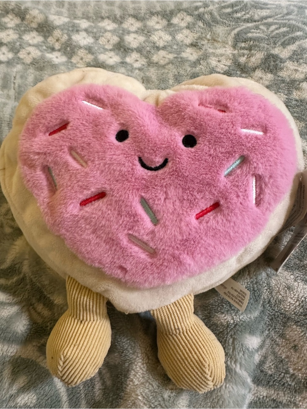 American greetings Plush Pink Heart treat holder Cute Accent Cushion